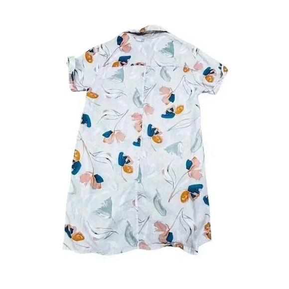 Rachel Zoe Women's Floral Button-Up Shirt Dress Size S Multicolor - Picture 6 of 6